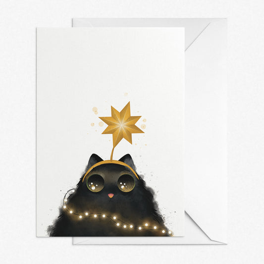 Christmas Greeting Card // Christmas Cat