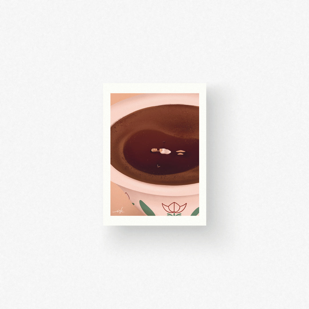 Art Print // Coffee Girl