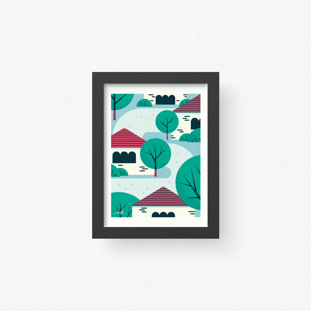Art Print // Village