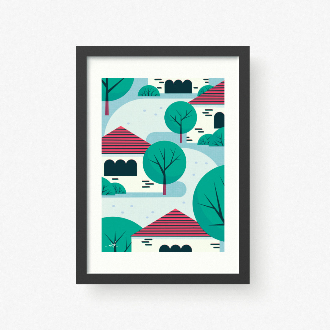 Art Print // Village