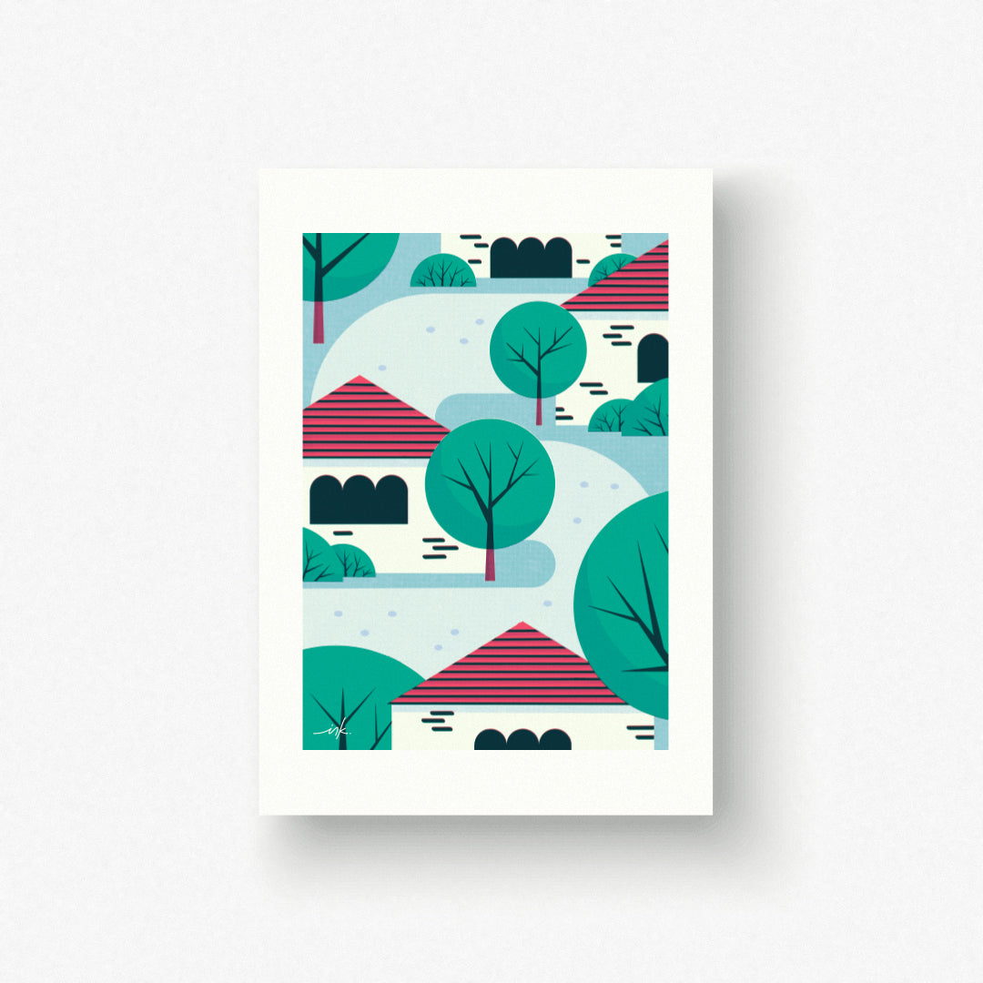 Art Print // Village
