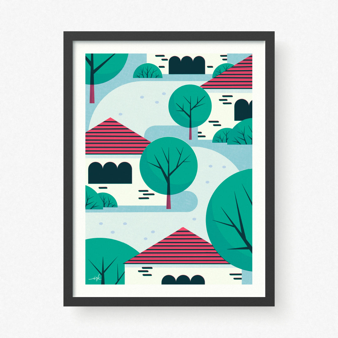 Art Print // Village