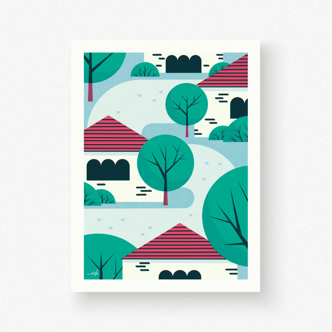 Art Print // Village