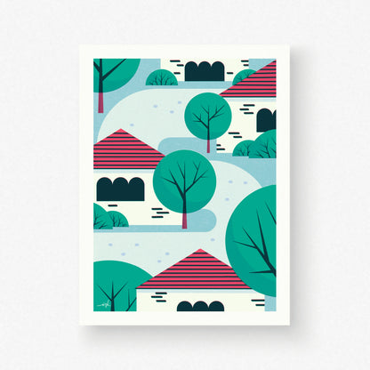 Art Print // Village