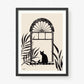 Art Print // Cat in the Window